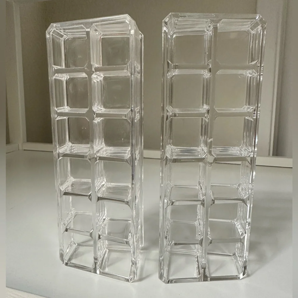 🍩3/$20🍩 EUC ACRYLIC BEAUTY ORGANIZERS for Lipsticks & Lip Gloss SET OF 2